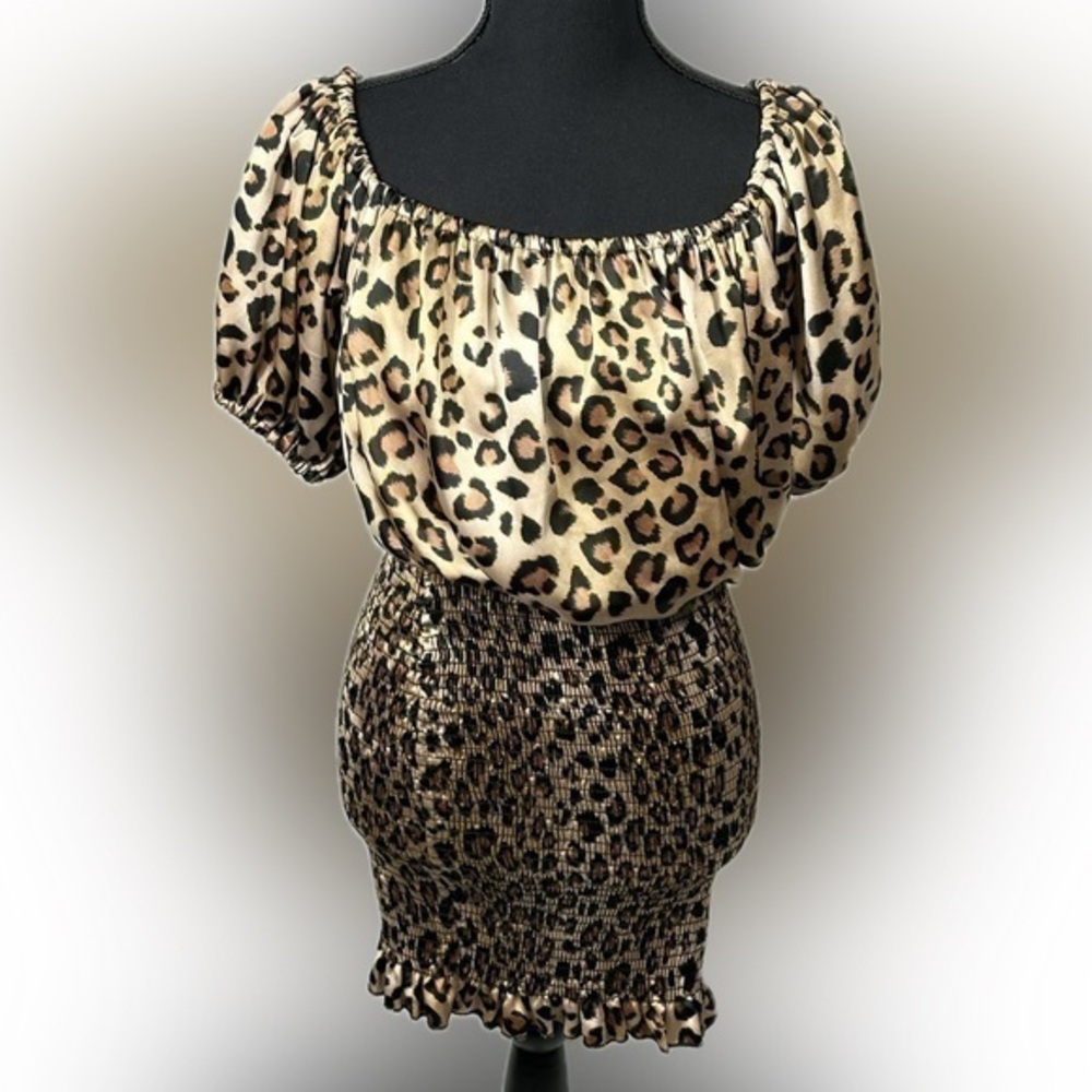 Akira Leopard Print Dress Large
